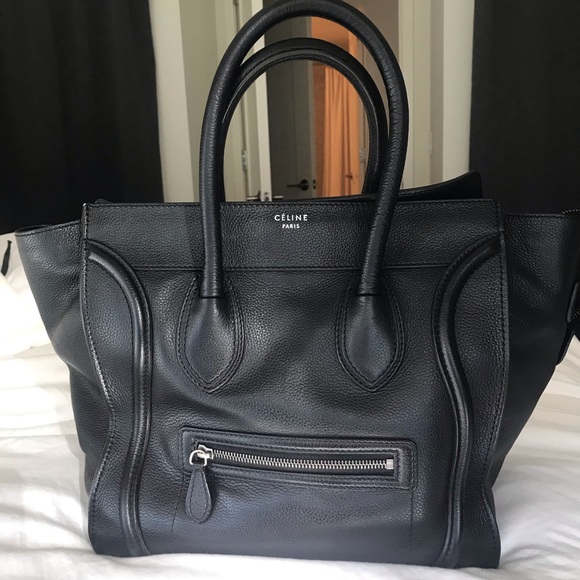 GREAT CONDITION Celine Black Mini Luggage - Picture 1 of 8